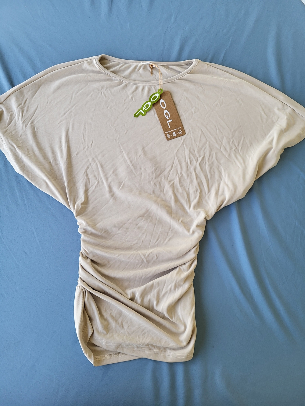 OGL Women's Short-Sleeve Tee in Light Beige